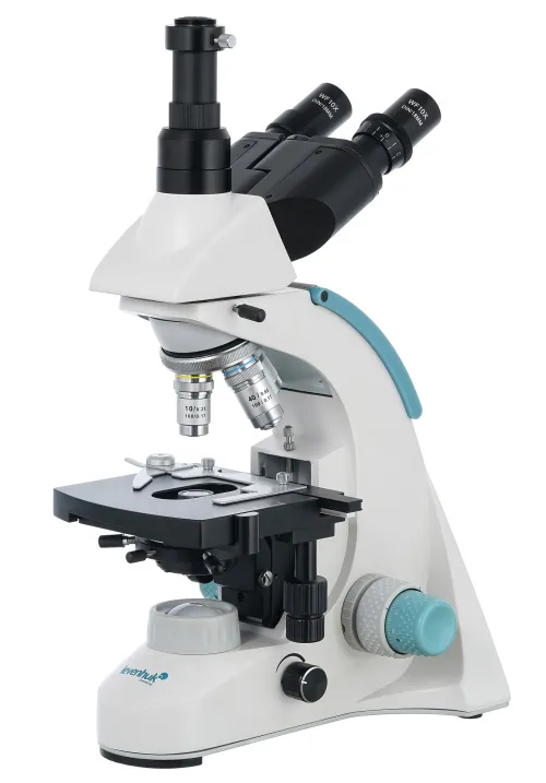 photograph Levenhuk 950T DARK Trinocular Microscope,  3