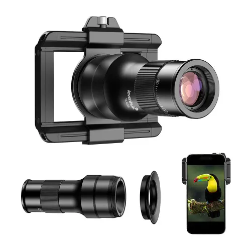 photograph Levenhuk Kelvin TLC25 Smartphone Telecular and Microcular,  2