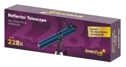 photograph Levenhuk New Skyline PLUS 114/900 EQ1 Telescope,  2