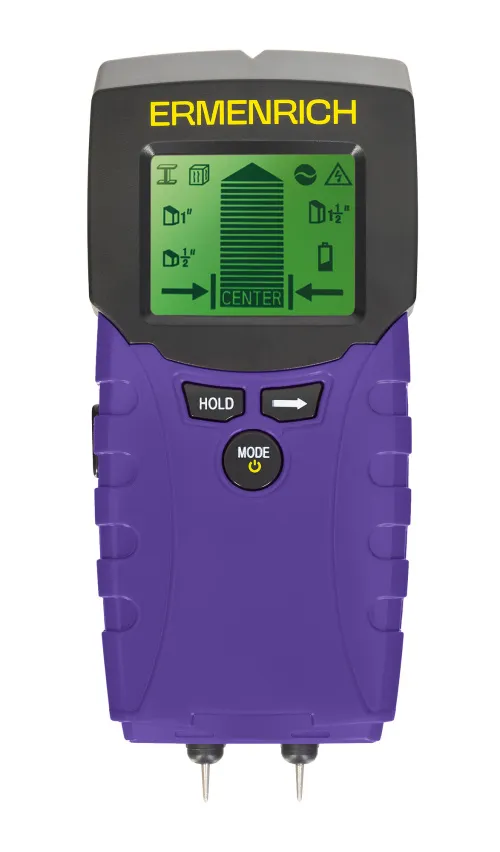photograph Ermenrich Ping TM100 2-in-1 Stud and Moisture Detector,  2