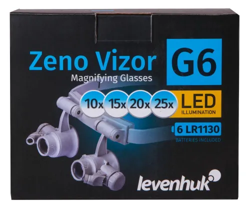 picture Levenhuk Zeno Vizor G6 Magnifying Glasses,  12