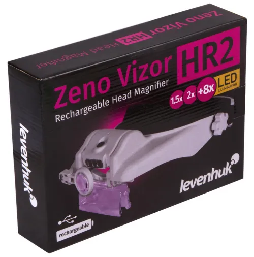 picture Levenhuk Zeno Vizor HR2 Head Rechargeable Magnifier - Exhibition Item,  10