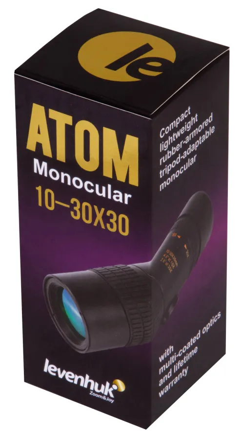 photograph Levenhuk Atom 10–30x30 Monocular,  11