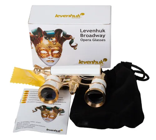 photo Levenhuk Broadway 325N Opera Glasses (lorgnette with LED light),  8