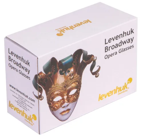 photo Levenhuk Broadway 325F Opera Glasses (with LED light and chain),  16