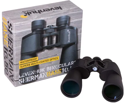 image Levenhuk Sherman BASE 10x50 Binoculars - Exhibition Item,  10