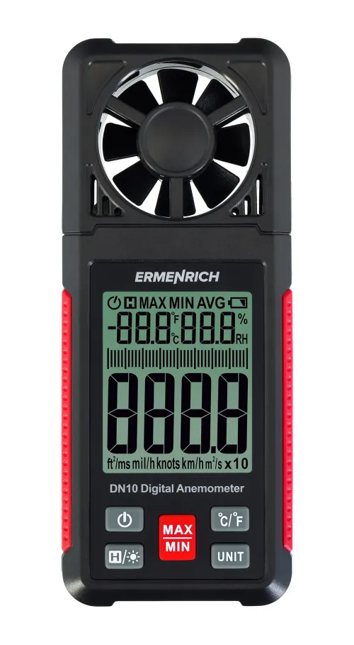 image Ermenrich Seek DN10 Digital Anemometer,  3