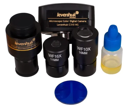 image Levenhuk D320L 3.1M Digital Monocular Microscope - Exhibition Item,  11