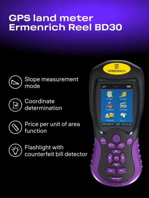 picture Ermenrich Reel BD30 GPS Land Meter,  11