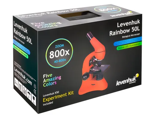 photo Levenhuk Rainbow 50L Azure Microscope - Exhibition Item,  19