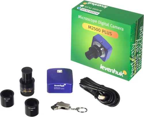 photograph Levenhuk M2500 PLUS Microscope Digital Camera,  2