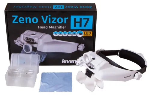 photo Levenhuk Zeno Vizor H7 Head Magnifier - Exhibition Item,  14