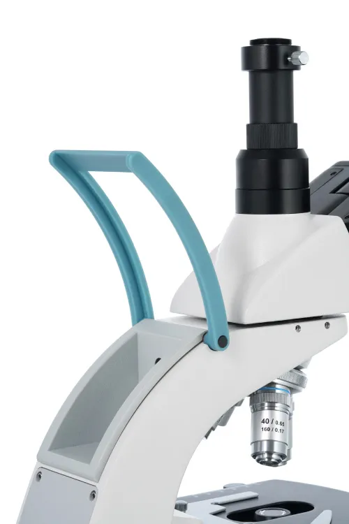 photograph Levenhuk 950T DARK Trinocular Microscope,  15