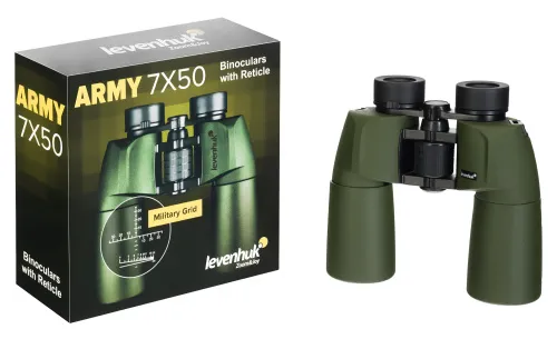 picture Levenhuk Army 7x50 Binoculars with Reticle,  6