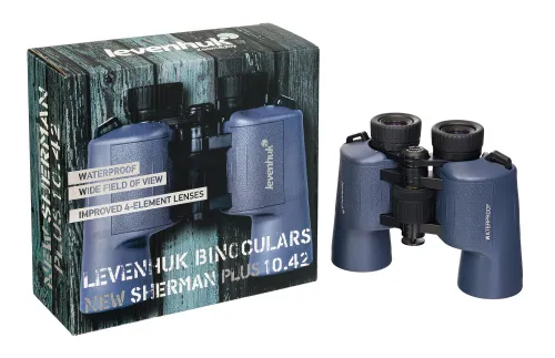 photo Levenhuk New Sherman PLUS 10x42 Binoculars,  5