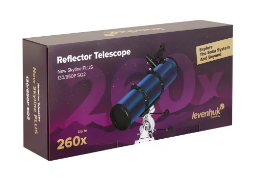 image Levenhuk New Skyline PLUS 130/650P SQ2 Telescope,  14