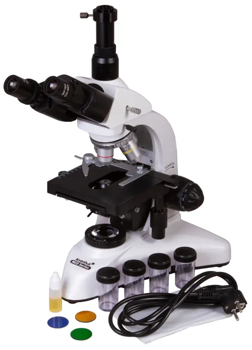 image Levenhuk MED 20T Trinocular Microscope,  2