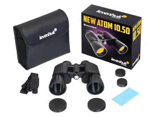 photograph Levenhuk New Atom 10x50 Binoculars,  4