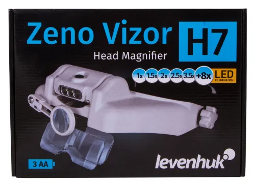 photo Levenhuk Zeno Vizor H7 Head Magnifier - Exhibition Item,  12