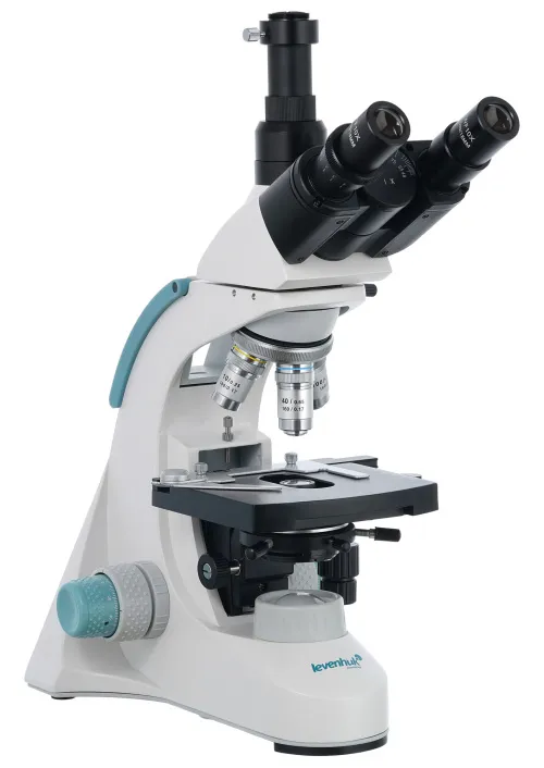 photograph Levenhuk 950T DARK Trinocular Microscope,  4