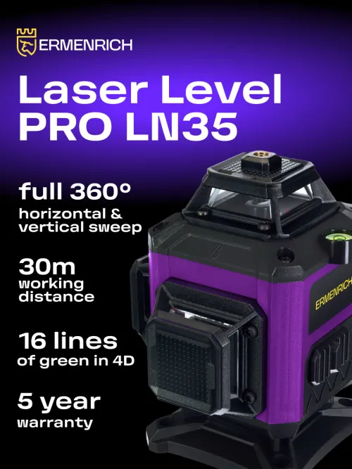 image Ermenrich PRO LN35 Laser Level,  12