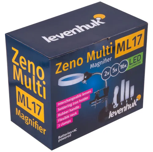 photo Levenhuk Zeno Multi ML17 Black Magnifier - Exhibition Item,  12