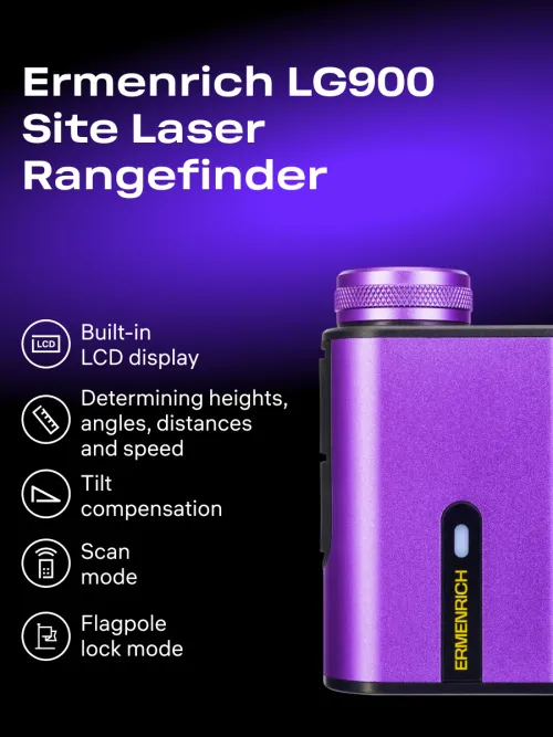 photo Ermenrich LG900 Site Laser Rangefinder,  12