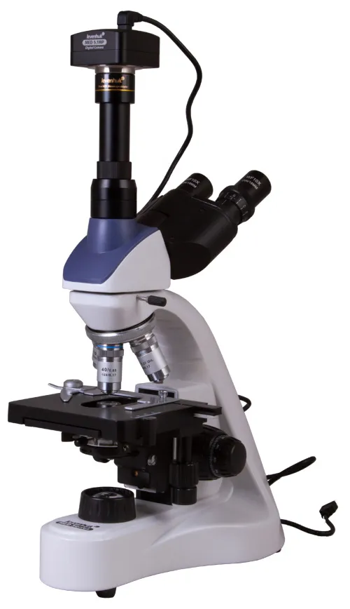 photo Levenhuk MED D10T Digital Trinocular Microscope,  3