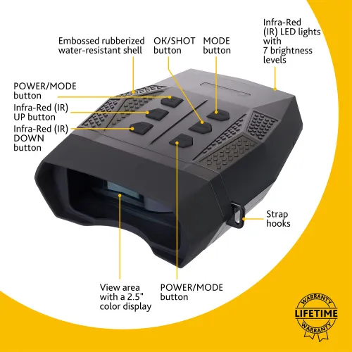 photo Levenhuk Halo 13X PLUS Digital Night Vision Binoculars - Exhibition Item,  15