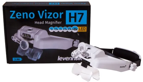 photo Levenhuk Zeno Vizor H7 Head Magnifier - Exhibition Item,  9