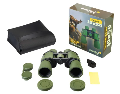 photo Levenhuk Travel 10x50 Binoculars,  4