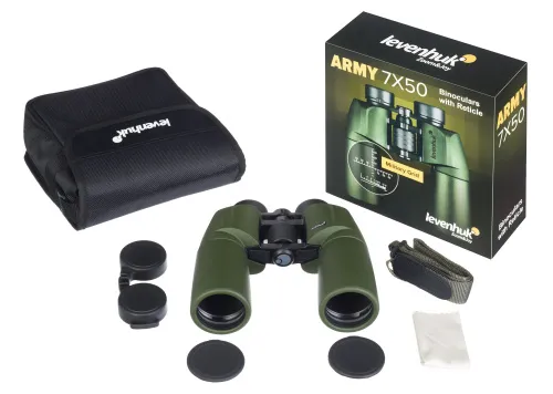 picture Levenhuk Army 7x50 Binoculars with Reticle,  5