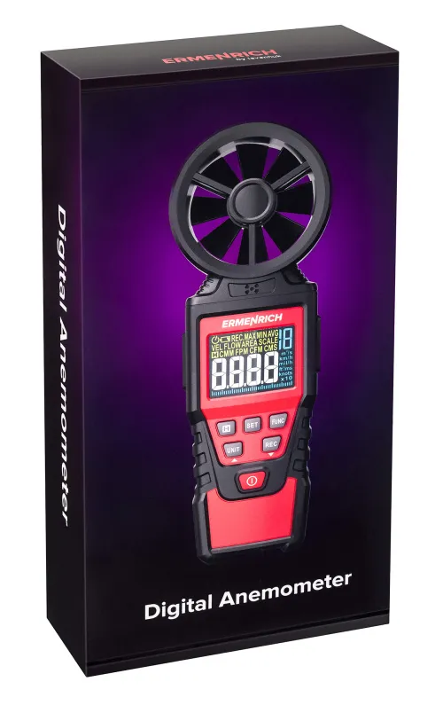 image Ermenrich Seek DN30 Digital Anemometer,  8