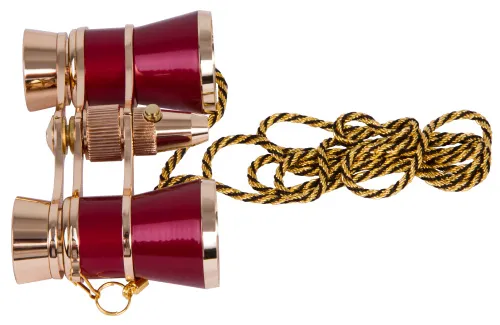 photo Levenhuk Broadway 325F Opera Glasses (with LED light and chain),  11