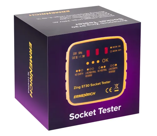 image Ermenrich Zing ST30 Socket Tester,  5