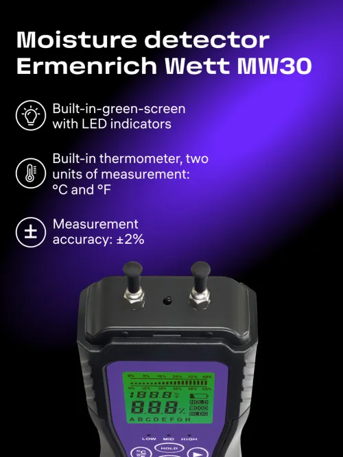 photograph Ermenrich Wett MW30 Moisture Detector,  8