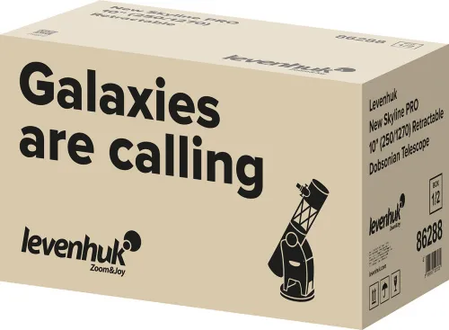 image Levenhuk New Skyline PRO 10" (250/1270) Retractable Dobsonian Telescope,  7