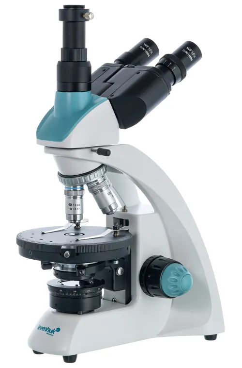 photo Levenhuk 500T POL Trinocular Microscope,  3