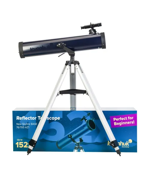 photograph Levenhuk New Skyline BASE 76/700 AZ1 Telescope,  2