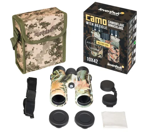 photo Levenhuk Camo 10x42 Binoculars with Reticle,  5