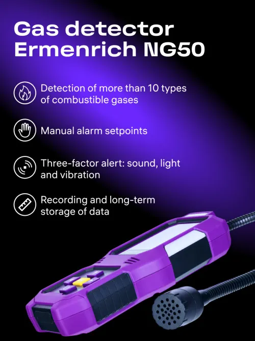 image Ermenrich NG50 Gas Detector,  9