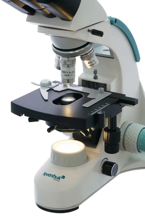 photograph Levenhuk 950T DARK Trinocular Microscope,  12