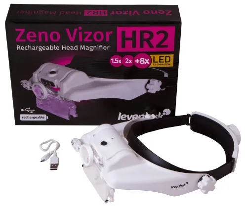 image Levenhuk Zeno Vizor HR2 Head Rechargeable Magnifier,  2