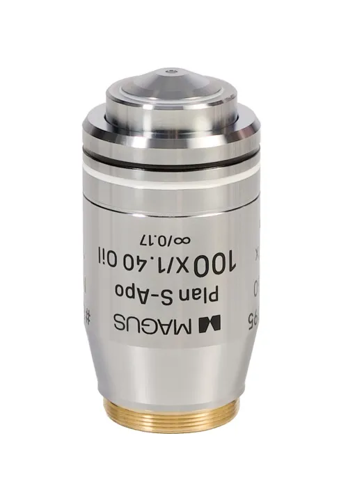 photograph MAGUS FL S-APO60 PlanF S-Apo 4х/10х/20х/40х/100х oil ∞/0.17 H60mm Objective Set,  11