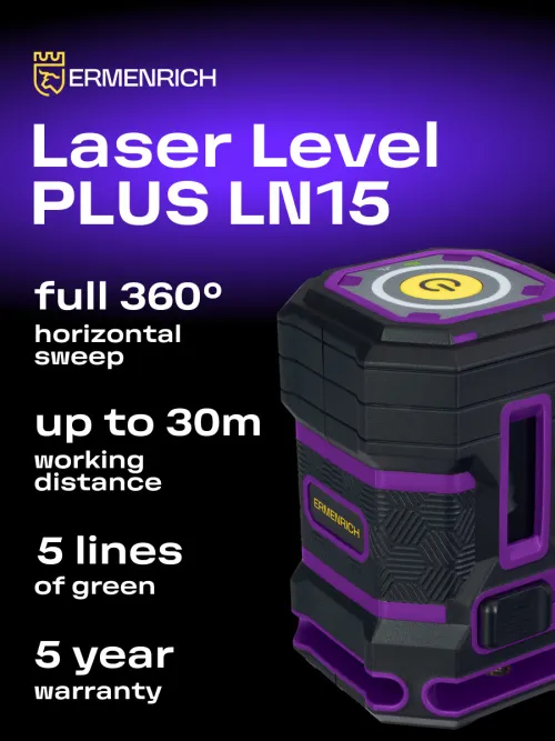 photograph Ermenrich PLUS LN15 Laser Level,  11