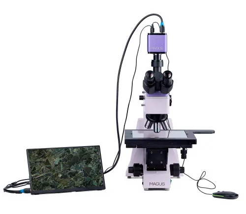 photograph MAGUS Metal D650 BD LCD Metallurgical Digital Microscope,  6