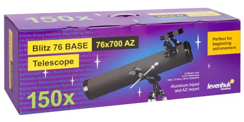 picture Levenhuk Blitz 76 BASE Telescope,  12