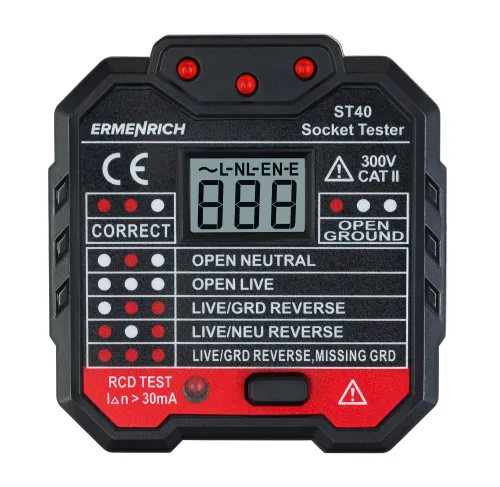 picture Ermenrich Zing ST40 Socket Tester,  2