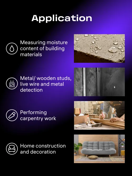 photograph Ermenrich Ping TM100 2-in-1 Stud and Moisture Detector,  11