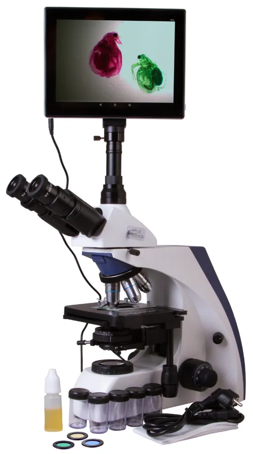 photograph Levenhuk MED D30T LCD Digital Trinocular Microscope,  2